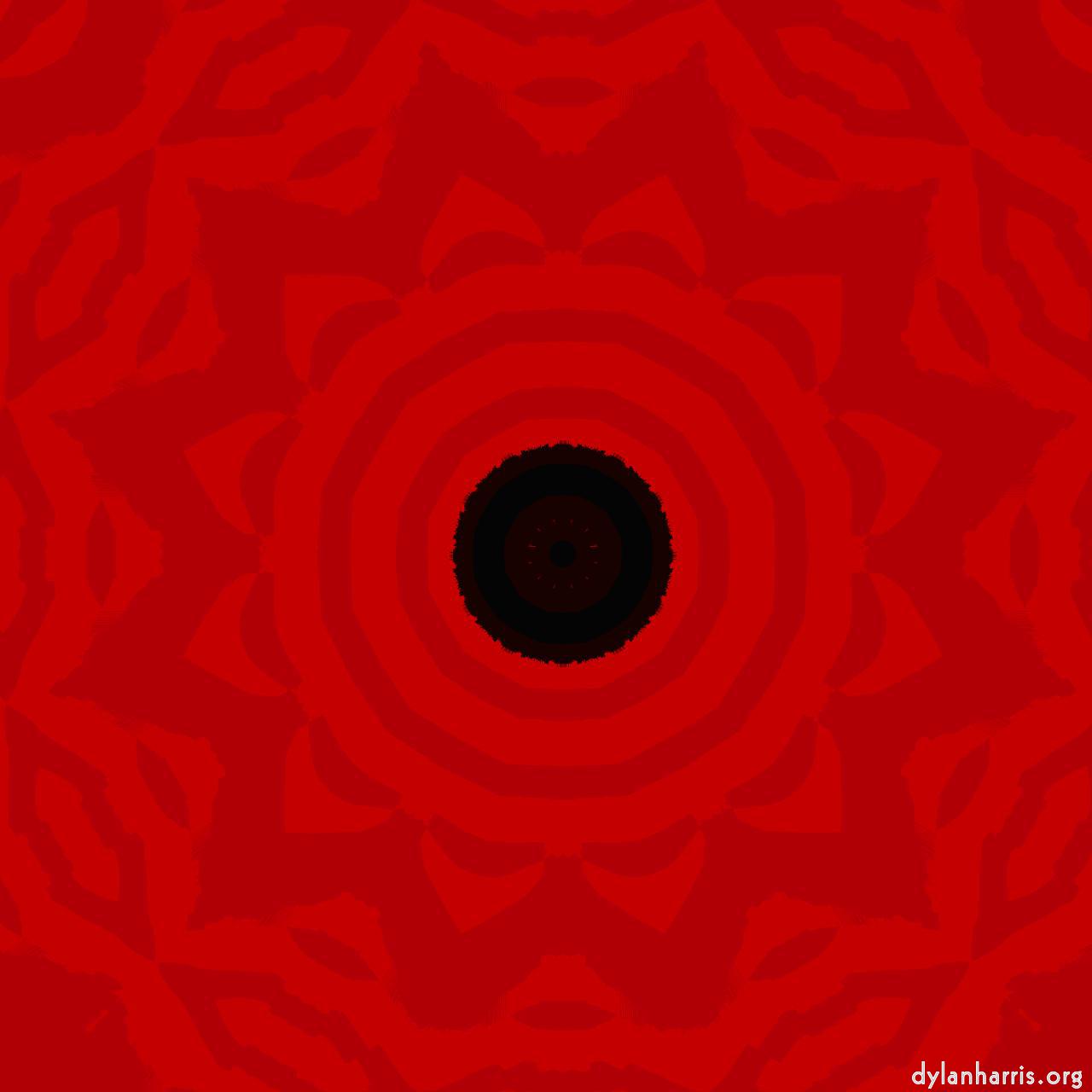 image: abstract circular :: red&nbsp;flag
