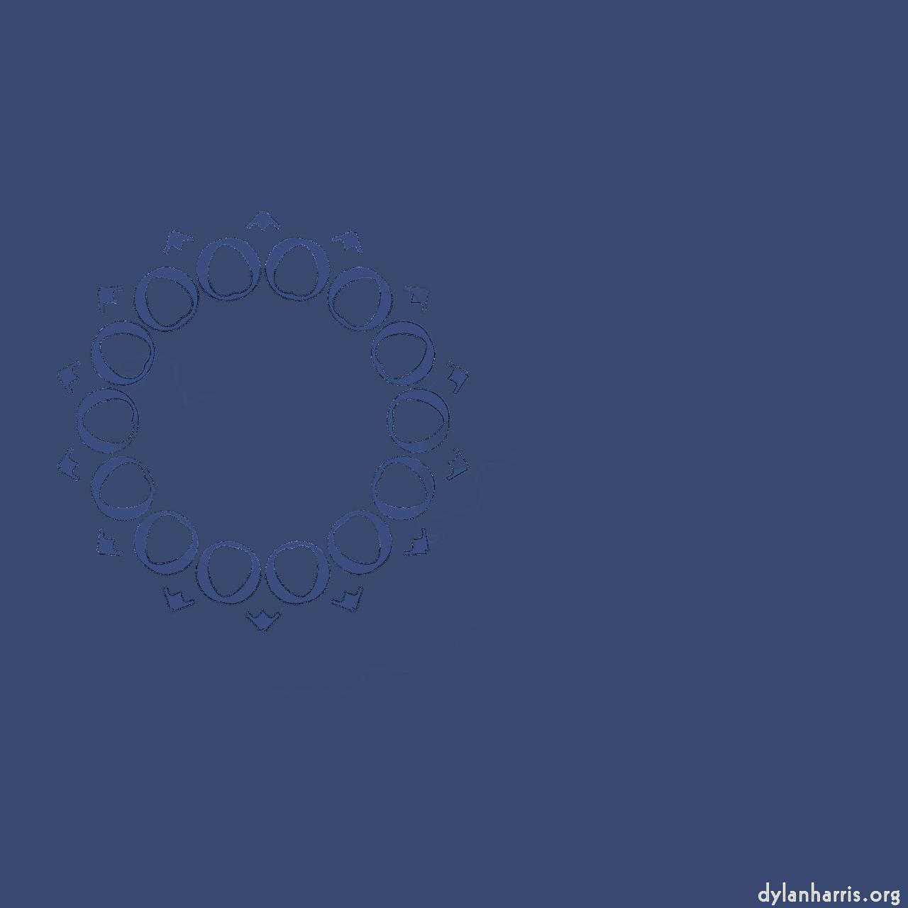 image: cirsym offset :: blue&nbsp;flowerlike