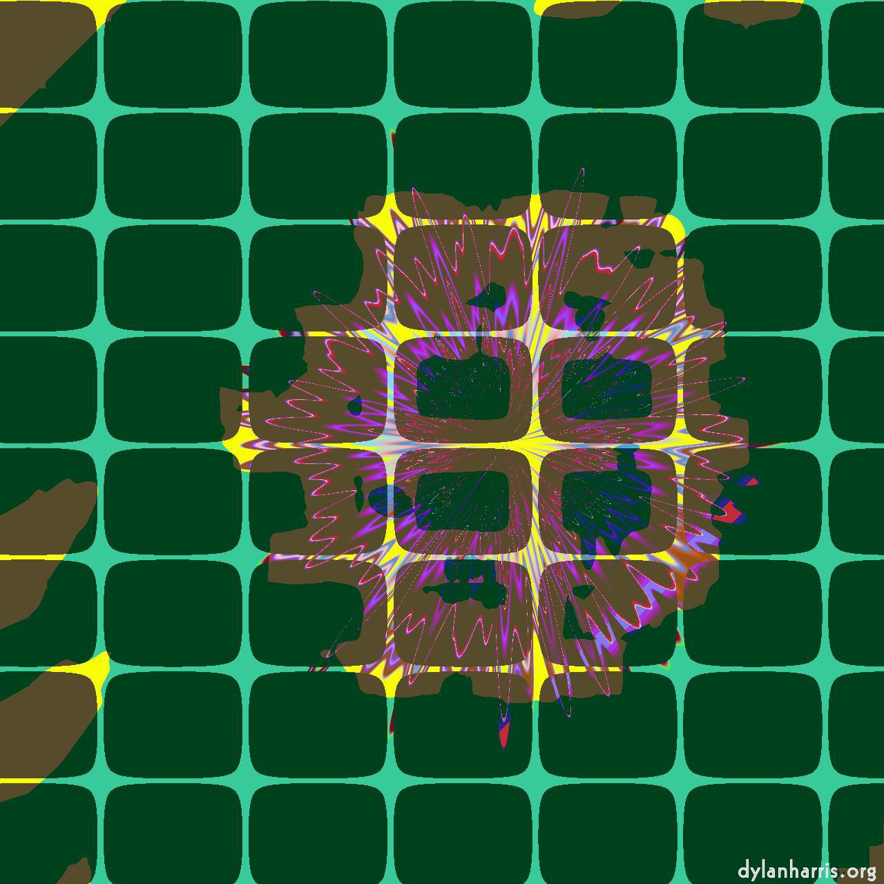 image: op art :: attractor&nbsp;grid