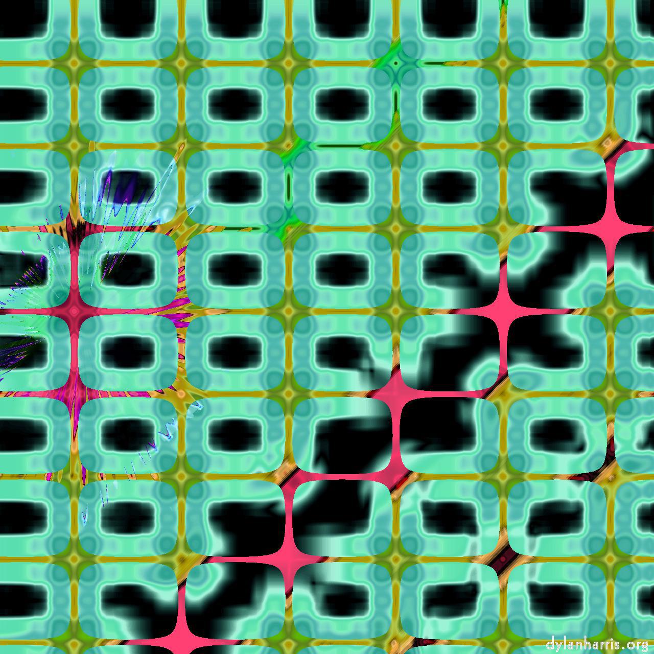 image: op art 1 :: colour&nbsp;grid&nbsp;8