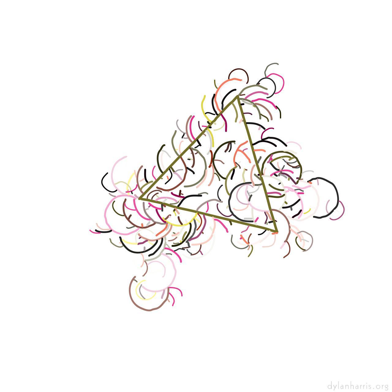 image: generative and abstract animation :: triangle&nbsp;and&nbsp;half&nbsp;circle