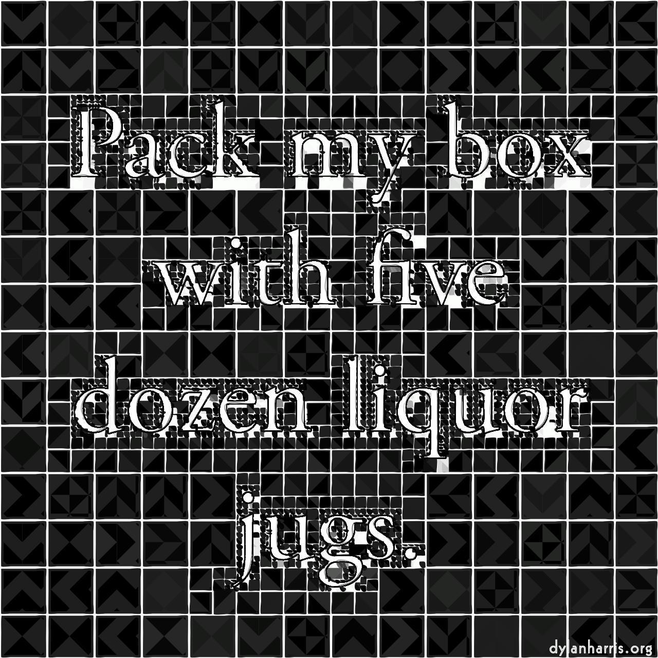 image: mosaic and tiling :: chevron&nbsp;grid
