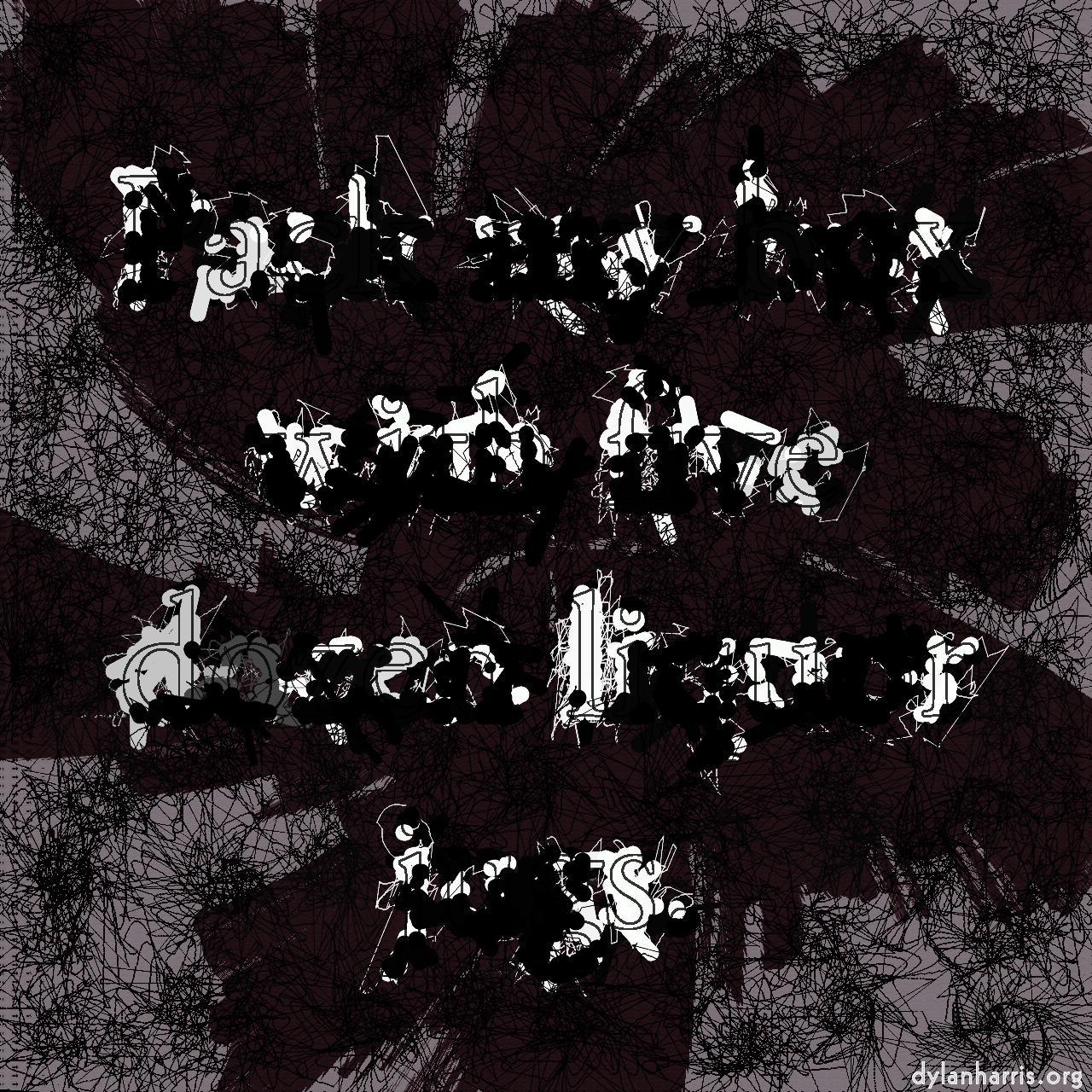 image: grunge chopped mutilated warped :: ink&nbsp;splat
