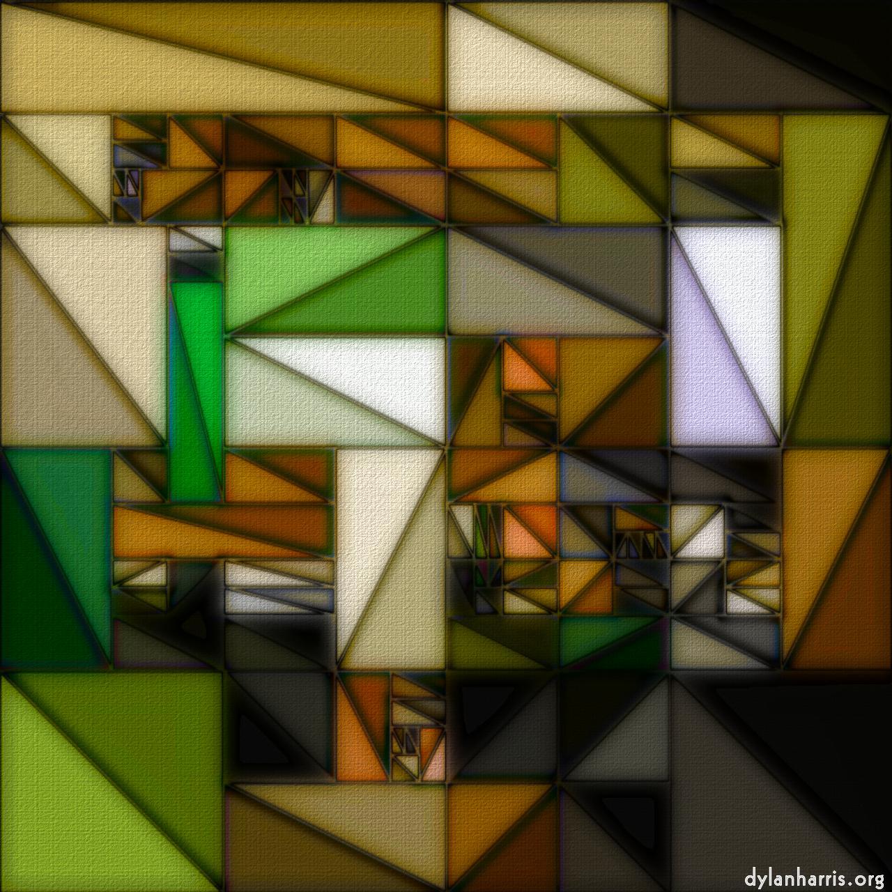 image: non-rep generative and abstract :: triangular&nbsp;air&nbsp;brush