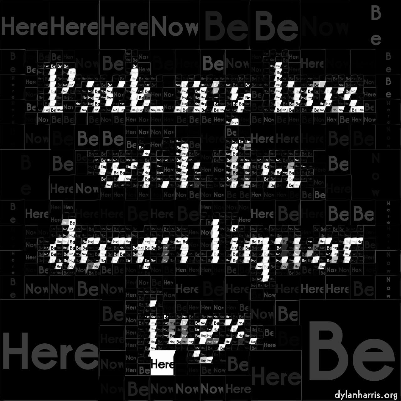 image: mosaic with text :: text&nbsp;extrusion&nbsp;2