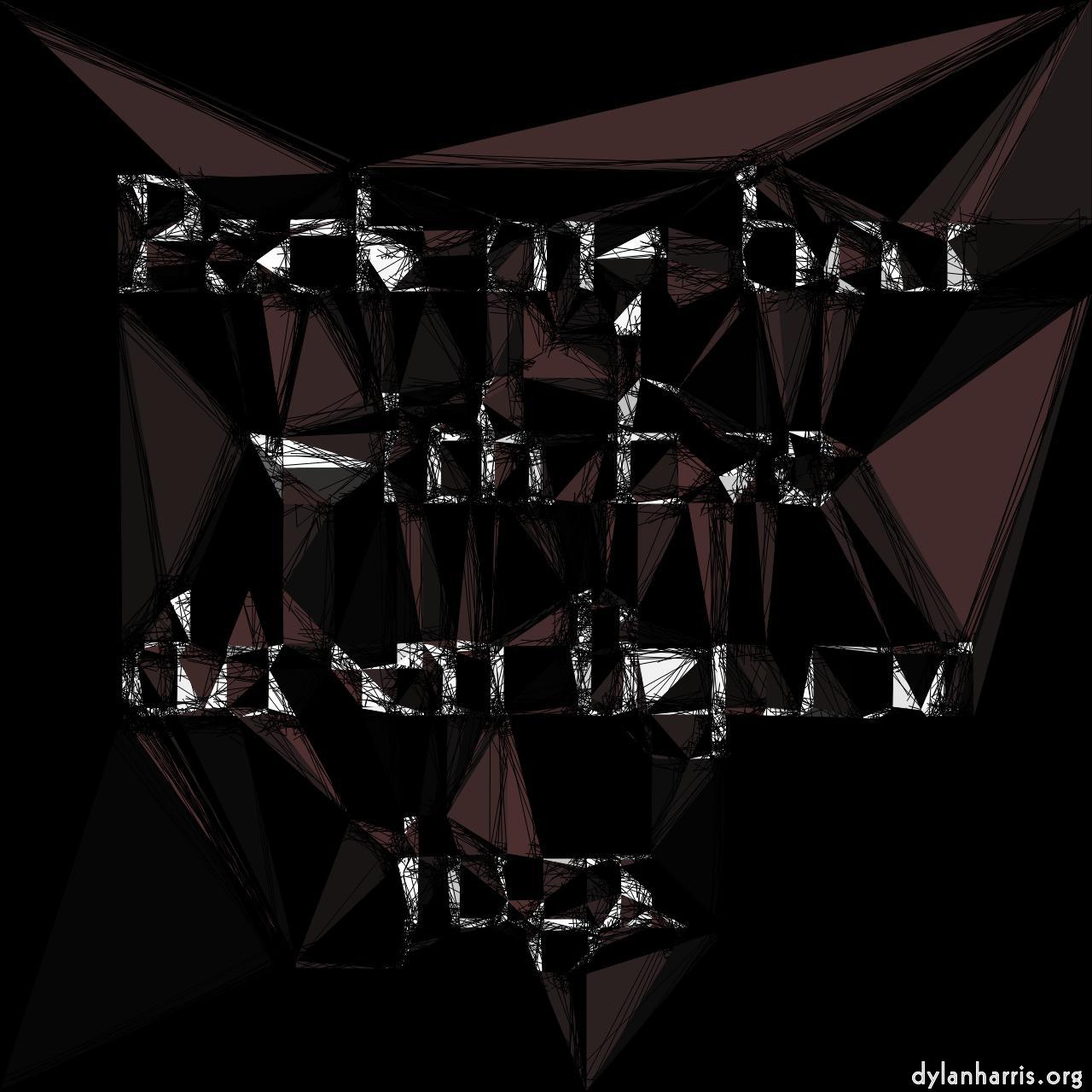 image: triangular abstract :: scribble&nbsp;block