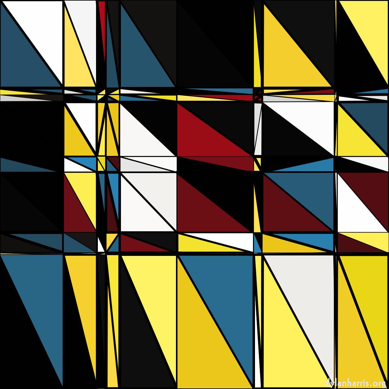image: triangular abstract :: tesselate&nbsp;palettise&nbsp;mondrian