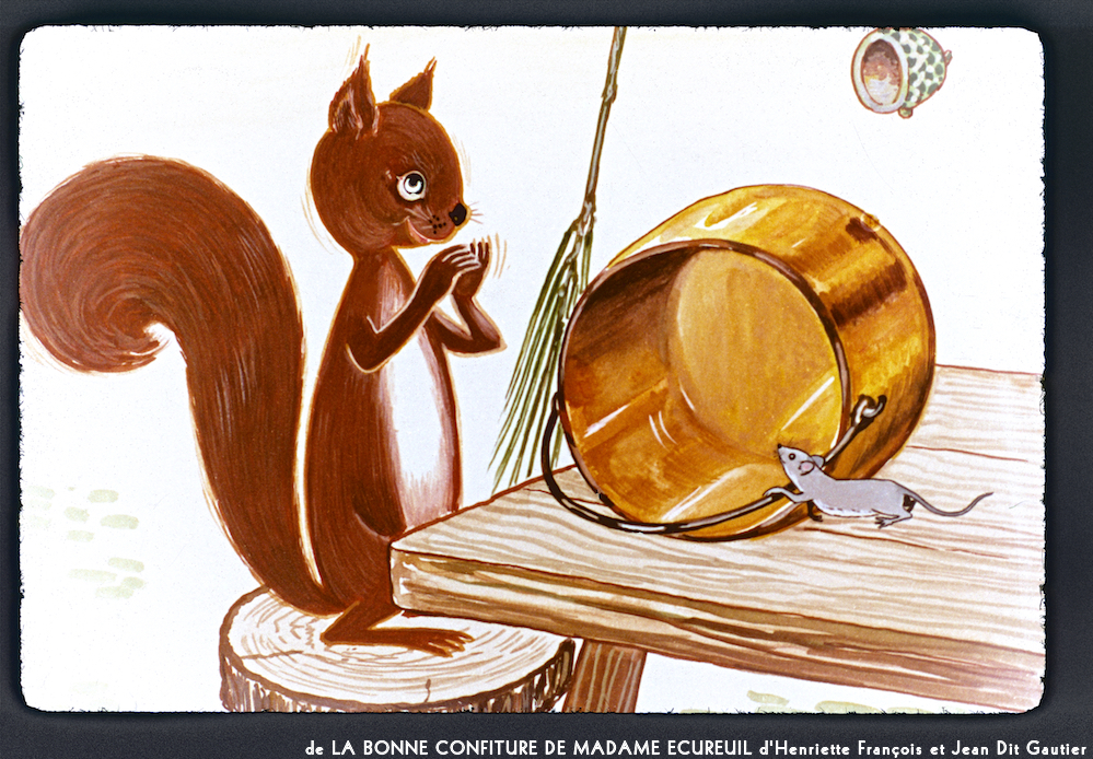 image: This is &lsquo;la bonne confiture de madame ecureuil 12&rsquo;.