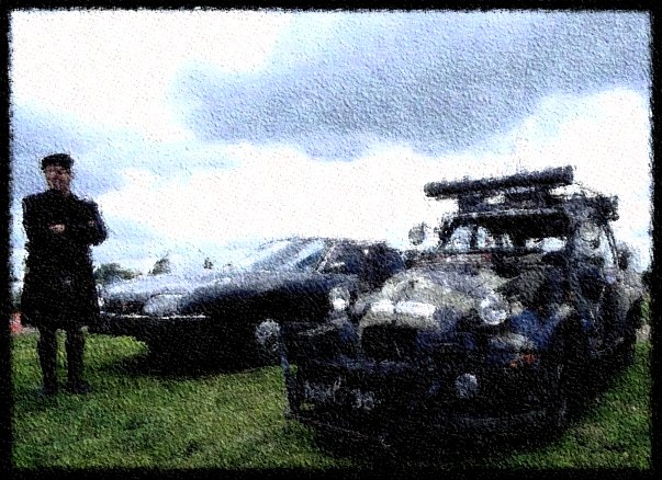 Citro&euml;n 2CV with proud owner