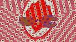Sixth of 'reflets &mdash; msg &mdash; abstract general 1'.