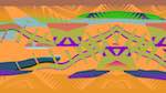 Eighth of 'reflets &mdash; msg &mdash; abstract abstract 3'.