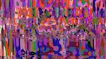 Fifth of 'reflets &mdash; msg &mdash; abstract 1 abstract 1'.
