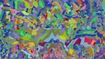 Eighth of 'reflets &mdash; msg &mdash; abstract 1 abstract 1'.