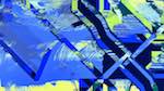 Sixth of 'reflets &mdash; msg &mdash; abstract 1 abstract 2'.