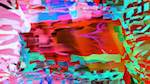 Seventh of 'reflets &mdash; msg &mdash; abstract 1 abstract 2'.