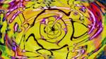 Second of 'reflets &mdash; msg &mdash; abstract 1 abstract 5'.