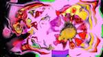 Fifth of 'reflets &mdash; msg &mdash; abstract 1 abstract 7'.