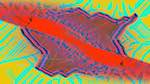 Fifth of 'reflets &mdash; msg &mdash; variations 0 abstract 10'.