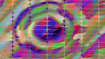 Third of 'reflets &mdash; msg &mdash; variations 0 abstract 17'.