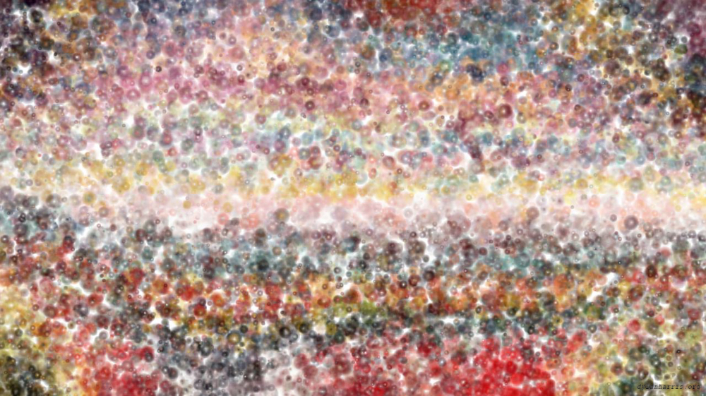 Image 'reflets &mdash; paint action sequence &mdash; abstract 4'.