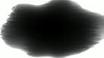 Third of 'reflets &mdash; paint action sequence &mdash; abstract'.