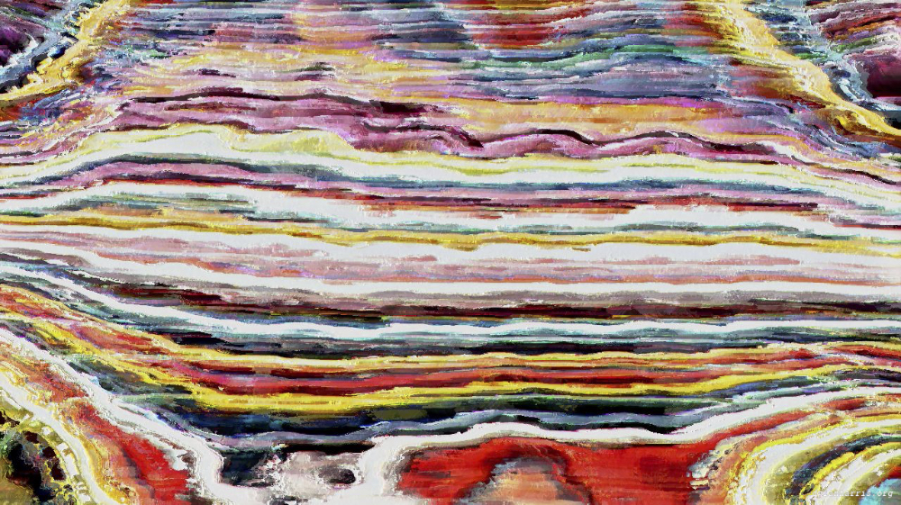 Image 'reflets &mdash; paint action sequence &mdash; abstraction 1 7'.