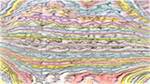 Fifth of 'reflets &mdash; paint action sequence &mdash; abstraction 1'.