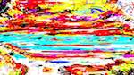Second of 'reflets &mdash; paint action sequence &mdash; abstraction 1'.