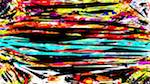 Fourth of 'reflets &mdash; paint action sequence &mdash; abstraction 1'.