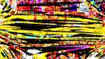 Sixth of 'reflets &mdash; paint action sequence &mdash; abstraction 1'.