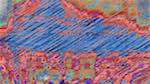 Seventh of 'reflets &mdash; paint action sequence &mdash; abstraction 1'.