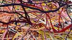 Third of 'reflets &mdash; paint action sequence &mdash; abstraction extreme'.