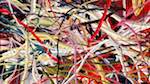 Fourth of 'reflets &mdash; paint action sequence &mdash; abstraction extreme'.
