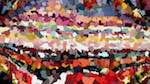First of 'reflets &mdash; paint action sequence &mdash; abstract representation 1'.