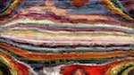 Fifth of 'reflets &mdash; paint action sequence &mdash; abstract representation 1'.