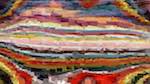 Sixth of 'reflets &mdash; paint action sequence &mdash; abstract representation 1'.