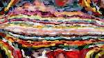 Seventh of 'reflets &mdash; paint action sequence &mdash; abstract representation 1'.