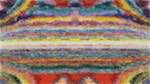Fifth of 'reflets &mdash; paint action sequence &mdash; abstraction sketches 1'.