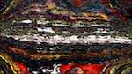 Seventh of 'reflets &mdash; paint action sequence &mdash; adventure set 3 1'.