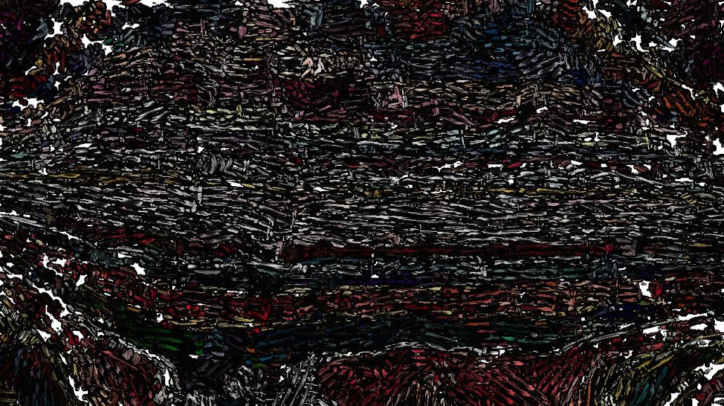 Image 'reflets &mdash; paint synthesiser classic &mdash; 3.5 collection accent gradient nib 2 2'.