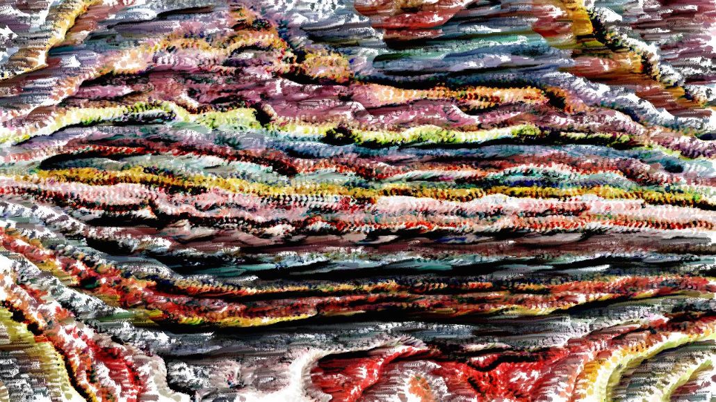 Image 'reflets &mdash; paint synthesiser classic &mdash; default artistic cloners 5 2'.