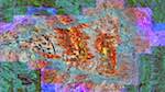 Second of 'reflets &mdash; msg &mdash; abstract 1 atr 1'.