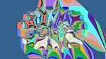 Fifth of 'reflets &mdash; msg &mdash; abstract 1 attr 3'.