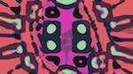Fifth of 'reflets &mdash; msg &mdash; abstract 1 attractor 1'.