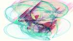 Fifth of 'reflets &mdash; msg &mdash; abstract 1 attractor 4'.