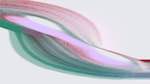 Sixth of 'reflets &mdash; msg &mdash; abstract 1 attractor 4'.