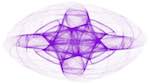 First of 'reflets &mdash; msg &mdash; abstract attractors 1'.