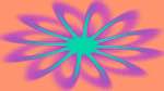 Second of 'reflets &mdash; msg &mdash; abstract attractors circular 1'.