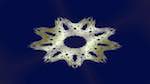 Fourth of 'reflets &mdash; msg &mdash; abstract attractors circular 1'.
