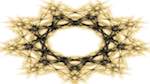 Seventh of 'reflets &mdash; msg &mdash; abstract attractors circular 2'.